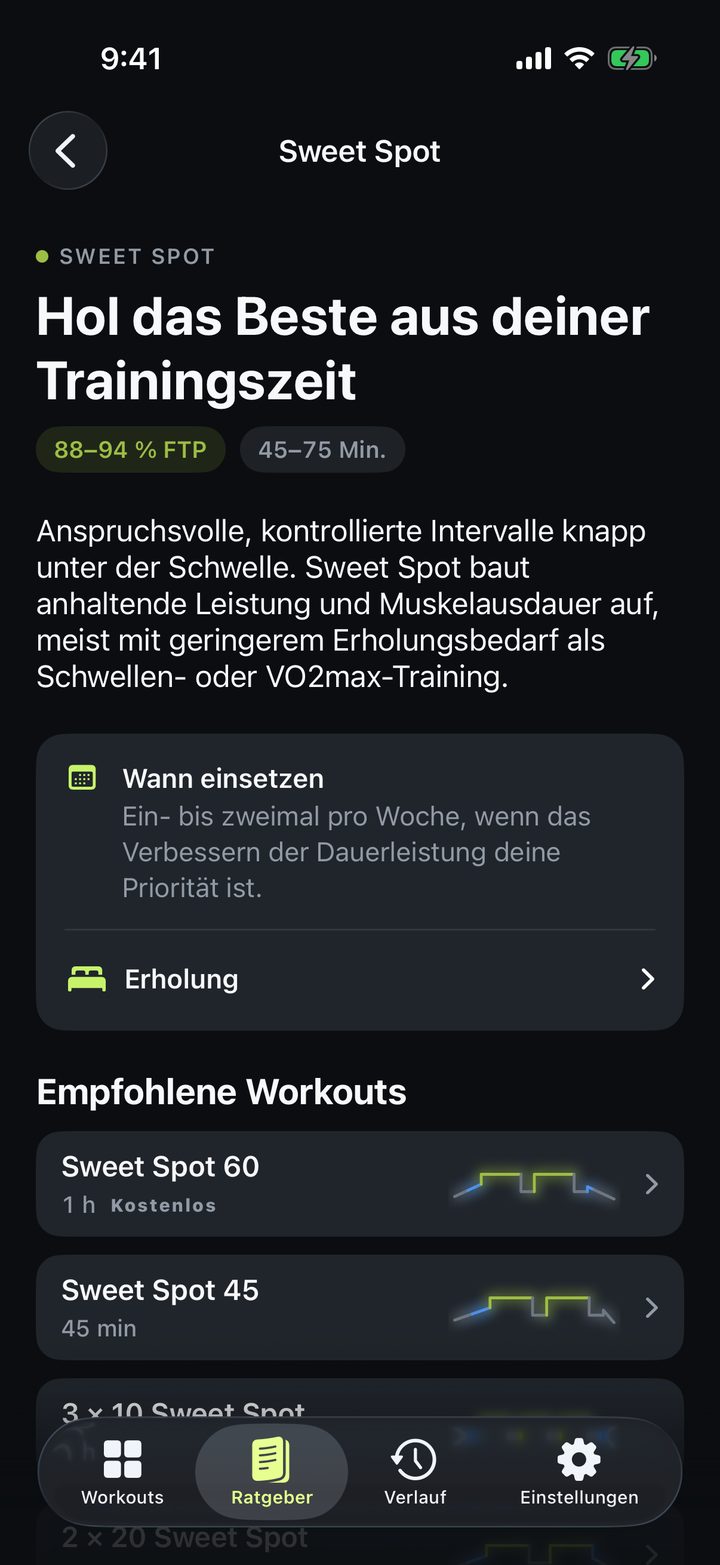 Wisse, warum du es fährst